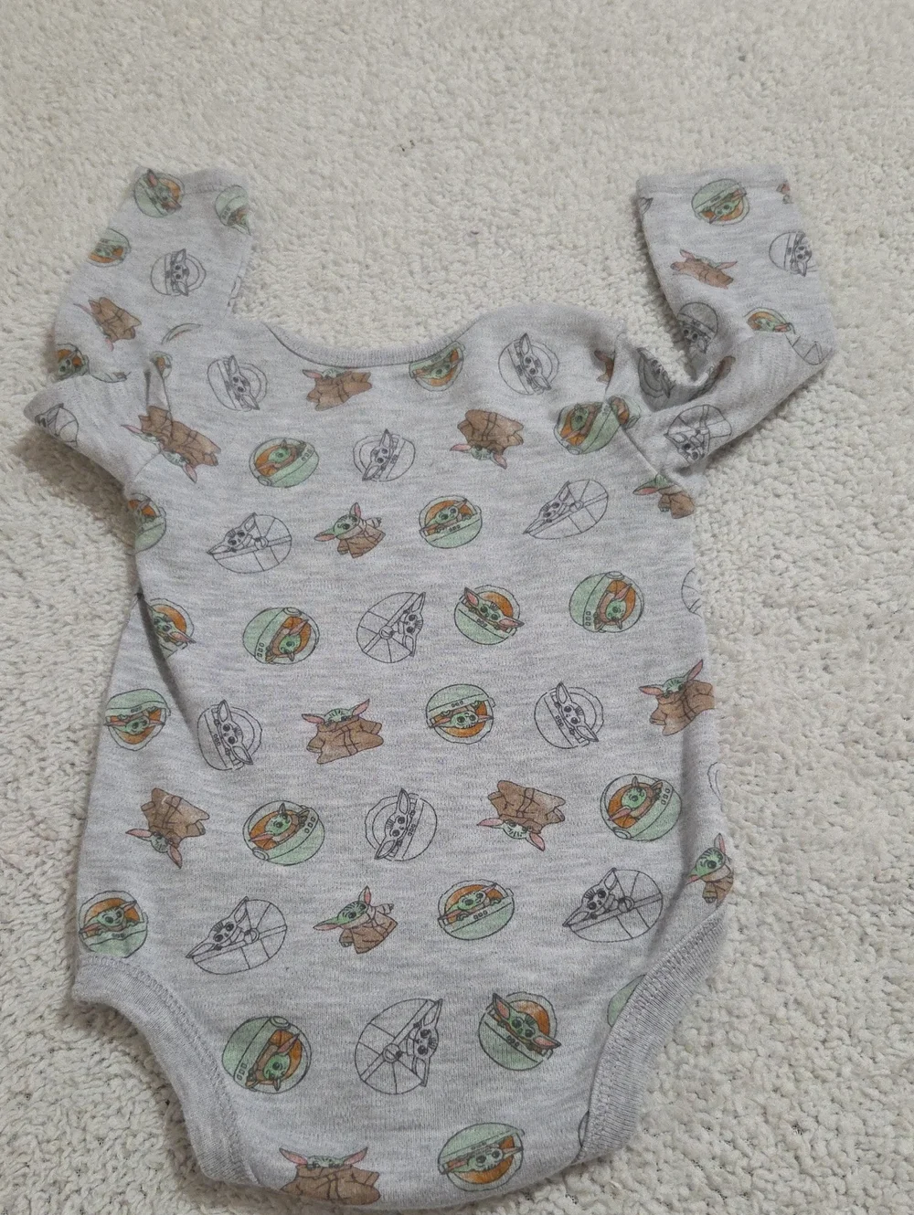 STAR WARS BABY YODA ONESIE